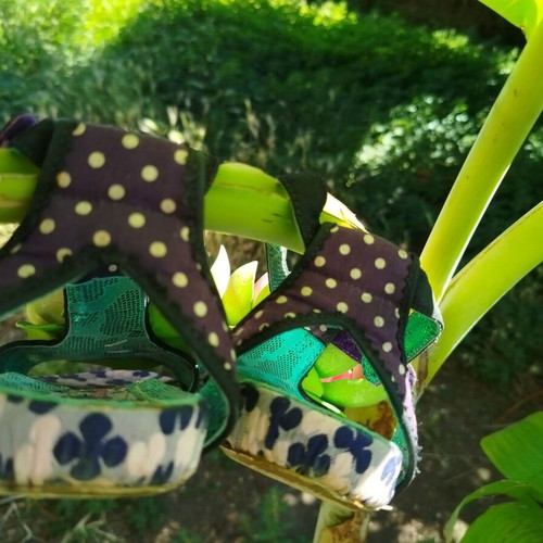 Irregular Choice platform sandals like new, size 37, 3D floral design