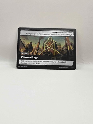 League of Legends Riftbound Vendetta Piltovan Forge card, like new