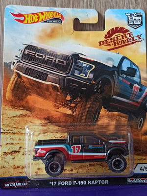 Hot Wheels 2019 Premium Car Culture Desert Rally '17 Ford F-150 Raptor καινούργιο σφραγισμένο