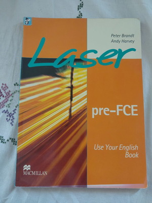 Laser pre-FCE book with pencil notes, like new