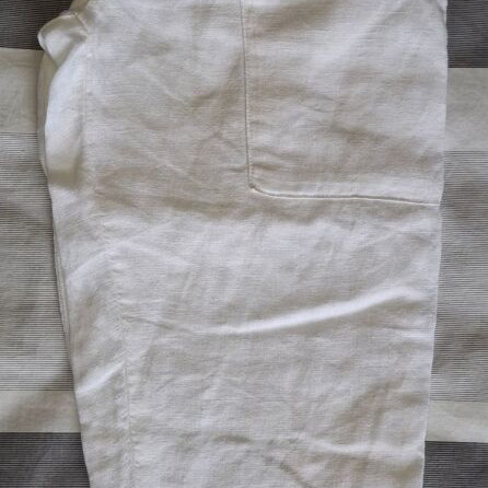 Λινό παιδικό παντελόνι Zara kids λευκό 6 ετών σαν καινούργιο