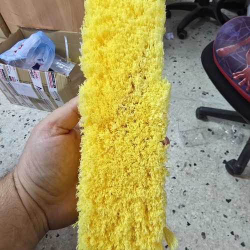 Car washing brush yellow new