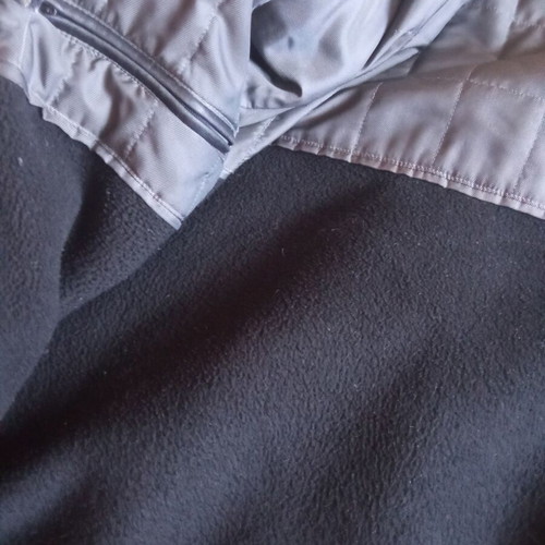 Men's leather jacket used size 54 with fur collar