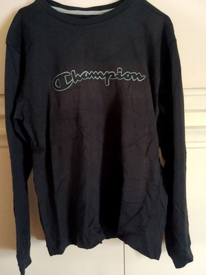 Champion men's long-sleeve shirt black new size M