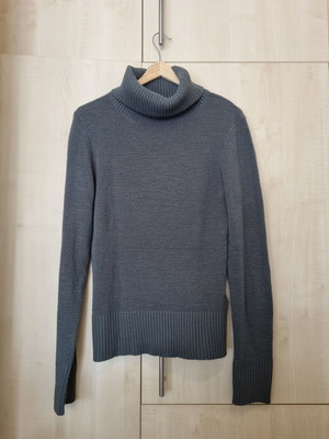Turtleneck sweater used, gray, size M
