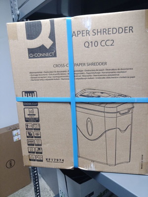 Q Connect paper shredder new, unused