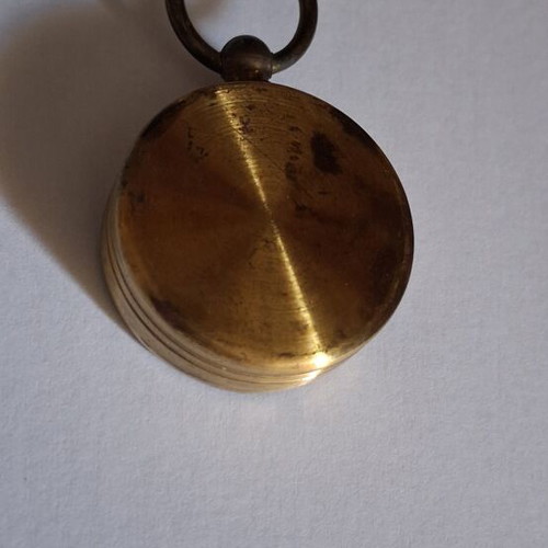 Military brass compass 1930 used, Germany, functional