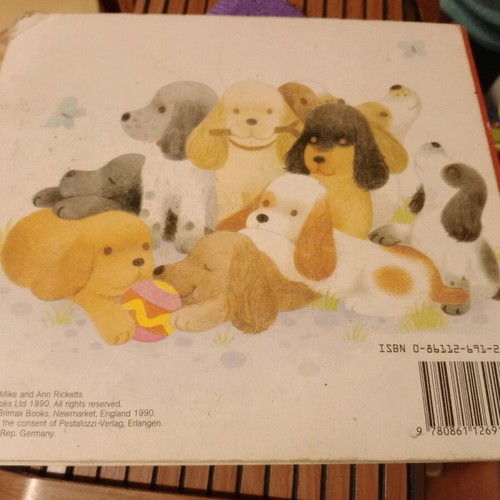 Ten Little Puppies Brimax children's book used, 1-3 years