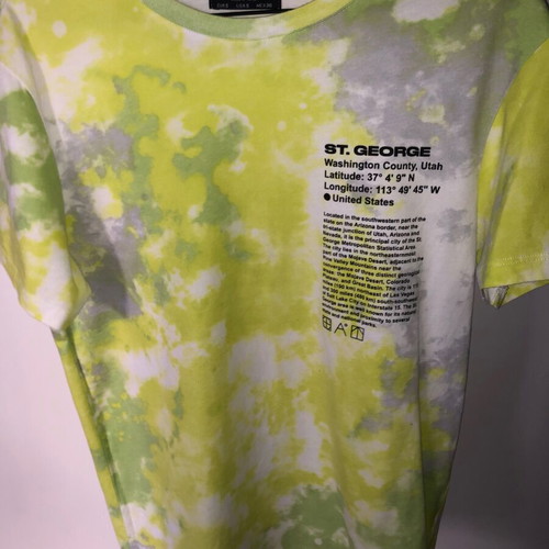 Bershka short sleeve t-shirt Small, green unisex