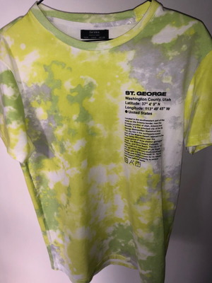 Bershka short sleeve t-shirt Small, green unisex
