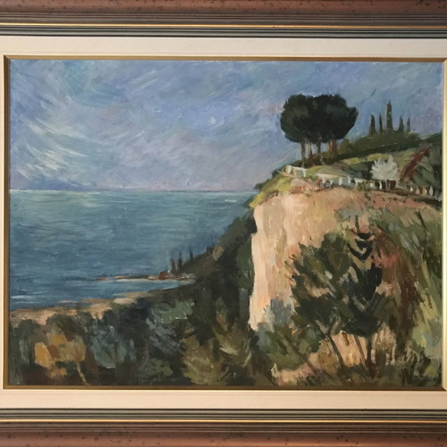 Nota Paliokosta painting used, oil on canvas 55x70