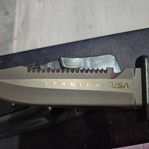 Tusa Titanium Knife X-Pert II Ti new, unused