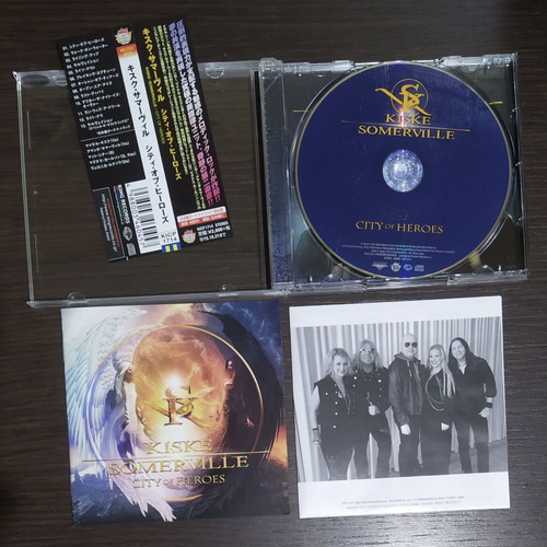 Kiske Somerville City Of Heroes CD Japanese edition like new, metal