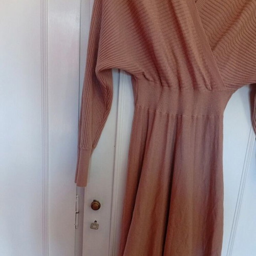 Knee-length dress pink like new