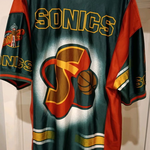 Seattle SuperSonics vintage training jersey used 90s