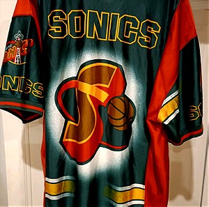 Vintage 90s φανέλα προπόνησης Seattle SuperSonics  Σιάτλ Σουπερσόνικς