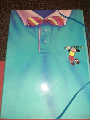 Mickey Mouse folder new, set of 2 with t-shirt and shirt designs