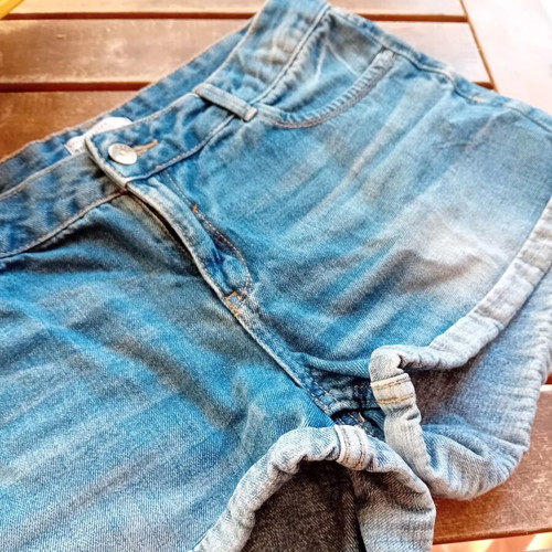 Sfera Y2K shorts like new, medium size, blue, 100% cotton