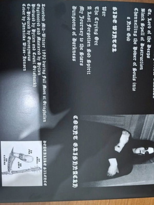 Burzum Aske βινύλιο LP picture disc σαν καινούργιο, metal