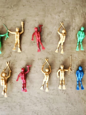 Solpa Frogmen figures like new