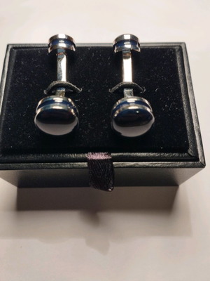 Gutteridge blue cufflinks new with box