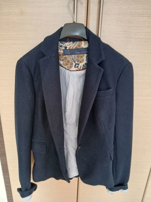 Zara blazer blue like new, size S
