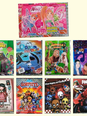 Pack of 9 sticker albums new in excellent condition