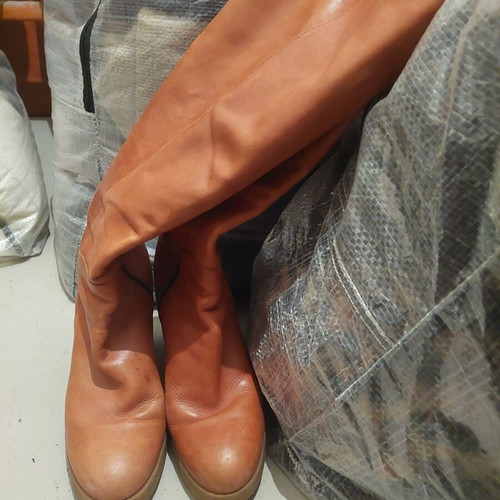 Nak boots 38 camel leather like new