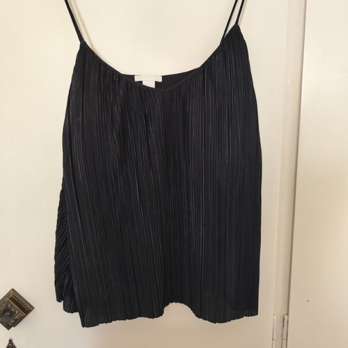 Olise black top with straps medium used