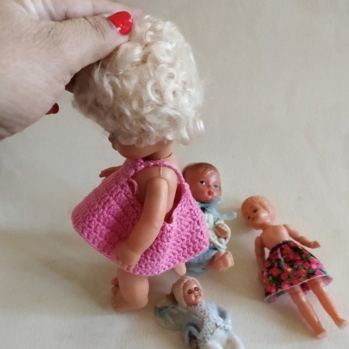 Vintage dolls set from 1960-70s, like new, collectible
