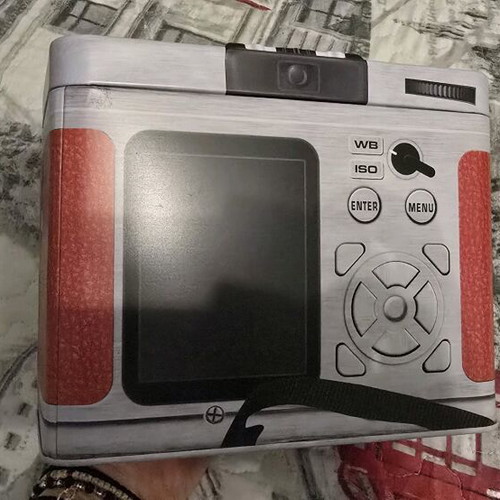 Metal box shaped like a camera new