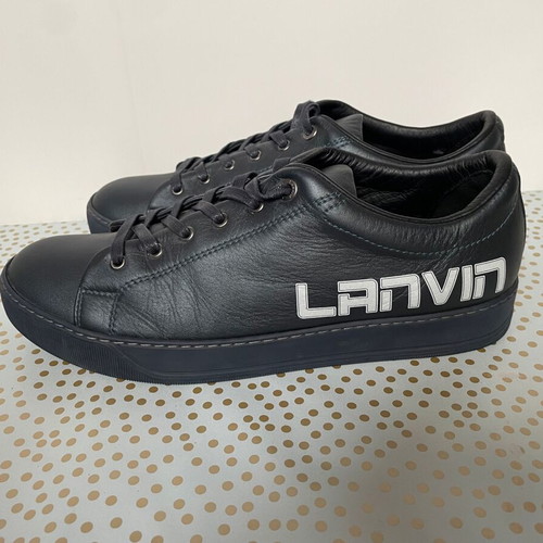 Lanvin Men Leather Sneakers Like New, Size 44