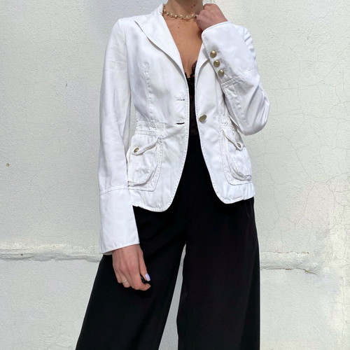 Pinko jacket like new, vintage, size M/L, white