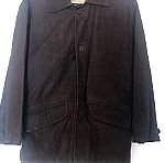  Dors mens brown nappa leather jacket size 52