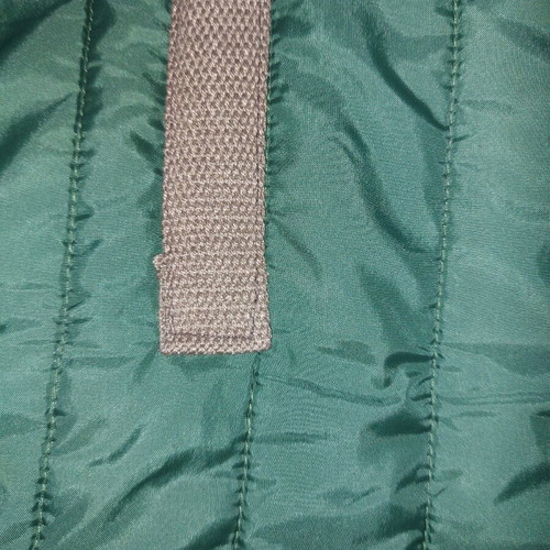 Women’s handmade shoulder tote bag new, green khaki with brown straps
