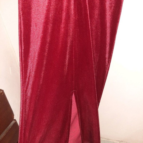 BSB velvet dress burgundy like new with back slit M-L