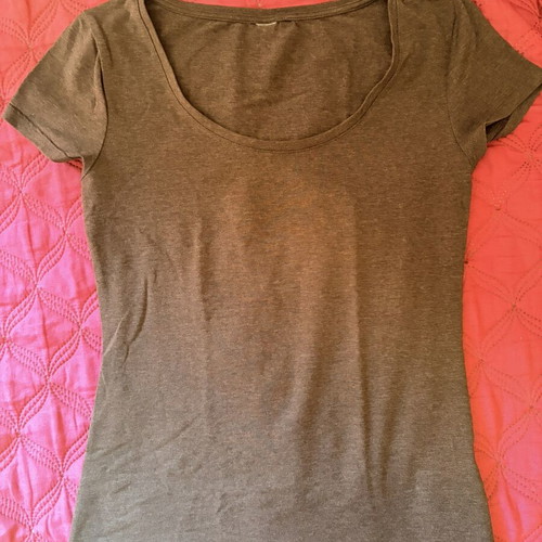 3 M cotton long-sleeve t-shirts, grey and blue