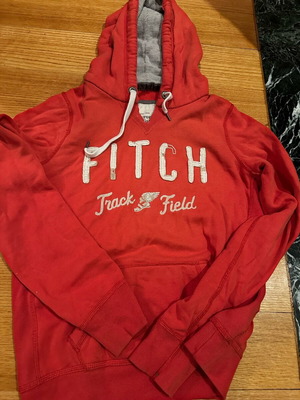 Φούτερ Abercrombie & Fitch large κόκκινο σαν καινούργιο
