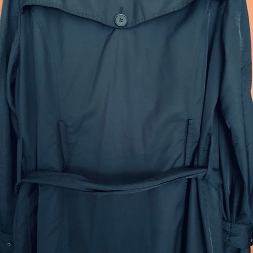 Women's coat new, black with warm removable lining and belt