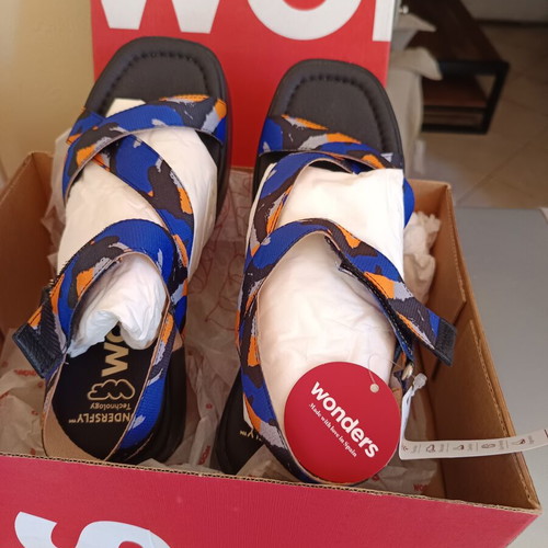 Wonders platform sandals new, multicolor, size 38