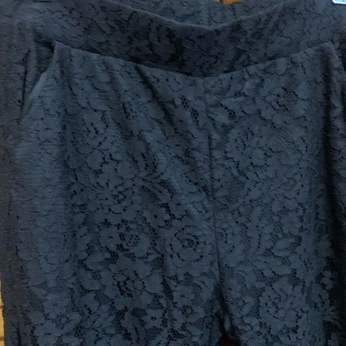Calzedonia lace pants with lining like new, black