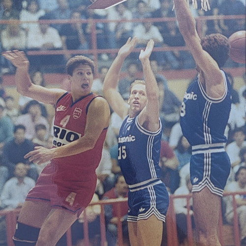Basketball photo Fanis Christodoulou 1991-92 used, Panionios
