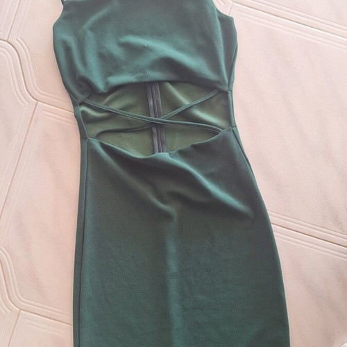 Judah Club Mini Dress with Cut-outs and Crossed Laces Size S like new