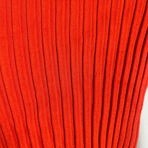 Red coral elastic pullover like new