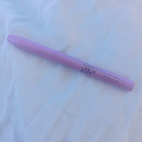 Avon purple metallic eyeshadow used