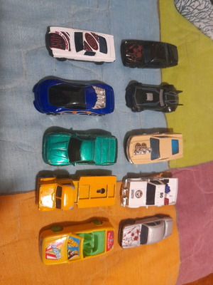 Αμαξάκια μεταχειρισμένα, πακέτο 10 με Hot Wheels και Matchbox