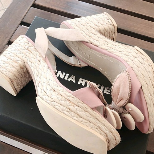 Sonia Rykiel Brina sandals used, vintage, size 37, pink