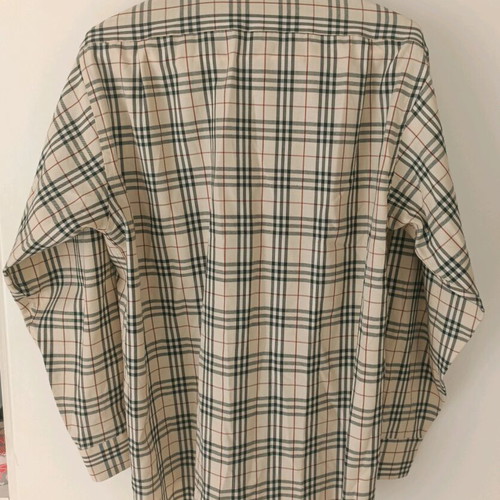 Burberry checked shirt new, beige