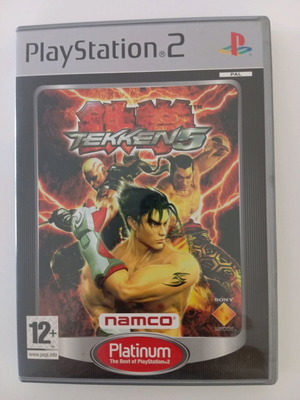 Tekken 5 PS2 Platinum Edition used without booklet