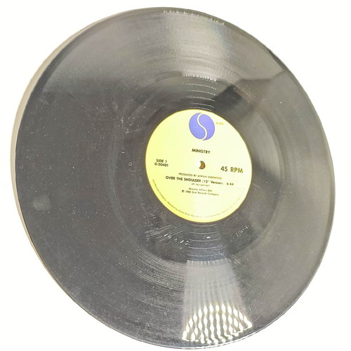 Ministry Over The Shoulder vinyl used, electronic music